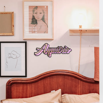 Aquário - Lettering